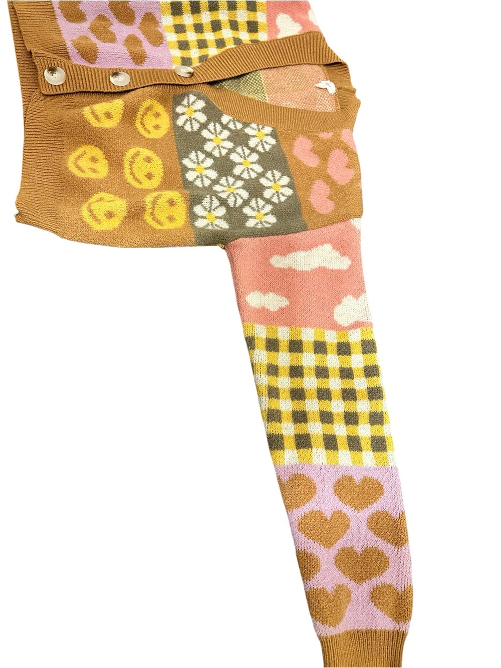 Debut Multicolor Patchwork Cardigan - Picture 6 of 11